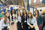 With the panellists and the Girl Guiding Advocates 